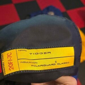 The North Face Blue and Yellow Kids Tigger Sleeping Bag